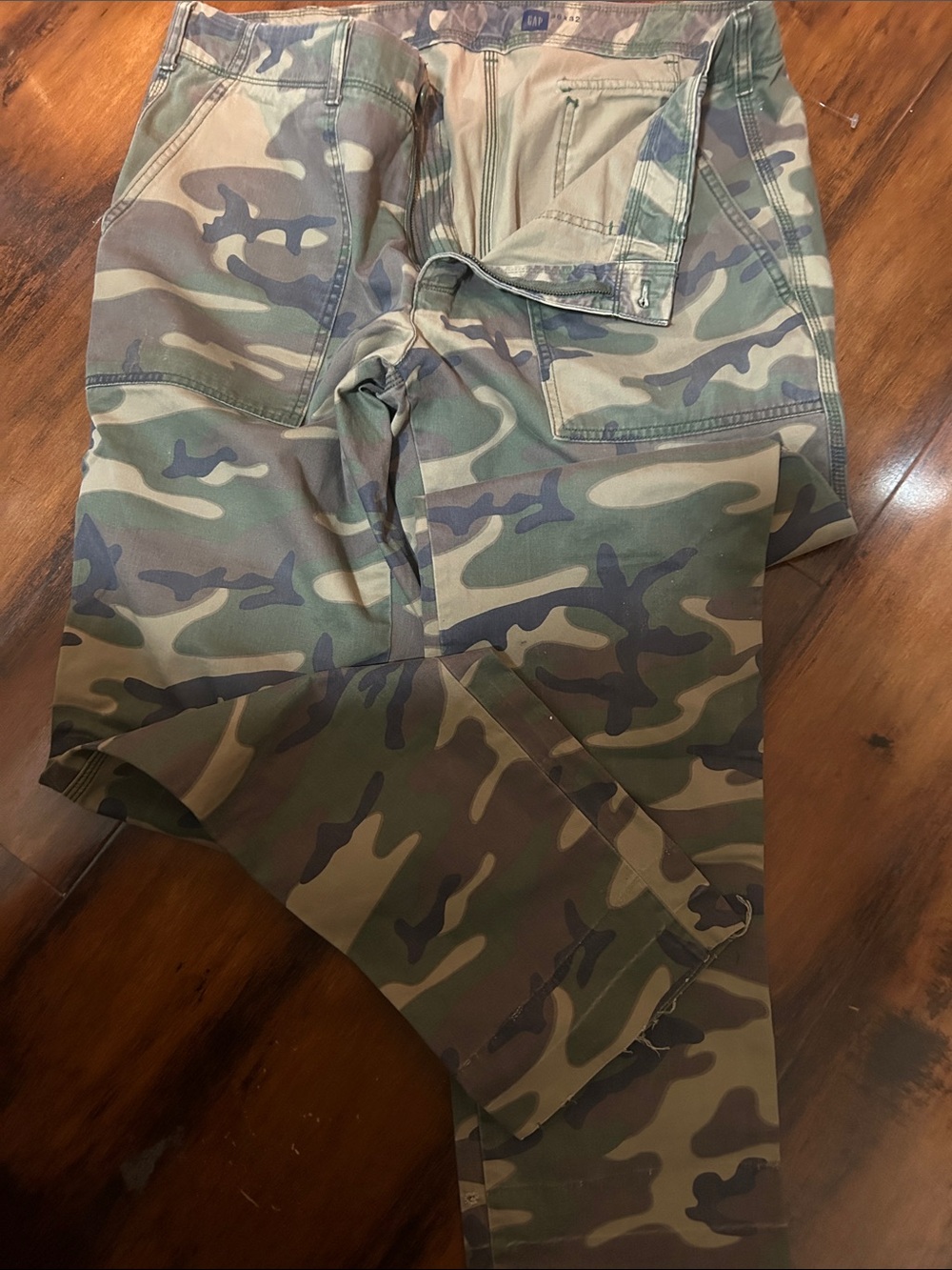 Camo Cargo Pants - Classic Woodland Print
